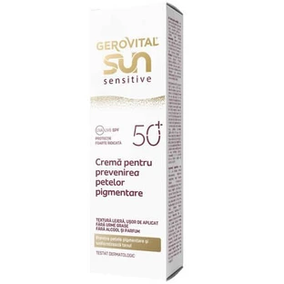 Sun Sensitive Anti Pigmentation Spots Face Cream SPF 50+ Sun Sensitive, 50 ml, Gerovital