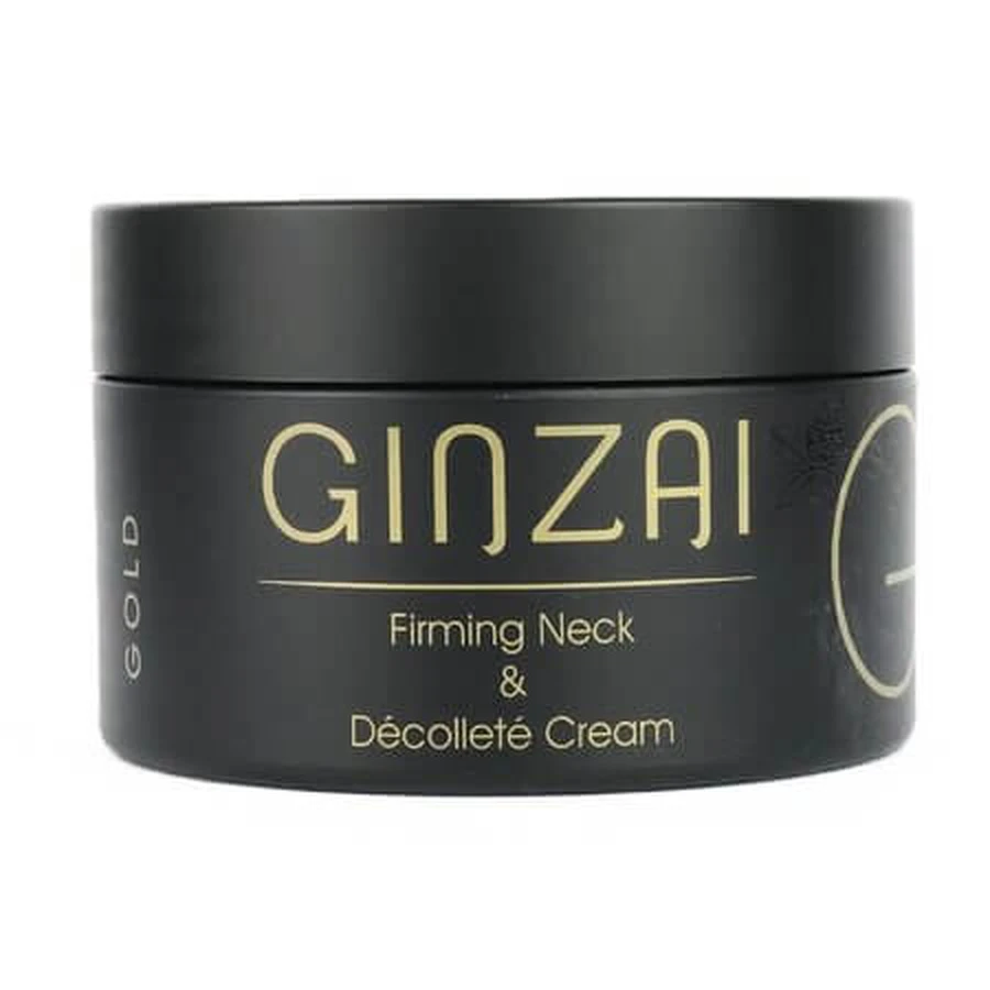 Straffende Creme für Hals und Dekolleté mit Koreanischem Schwarzem Ginseng Gold, 100 ml, Ginzai