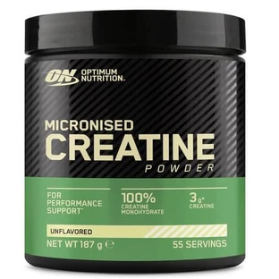 Creatina monohidrato micronizada monohidrato, 187 g, Optimum Nutrition