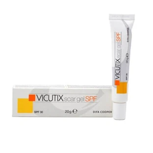 Op dimethicone gebaseerde helende gel met beschermingsfactor SFP 30, 20 g, Vicutix
