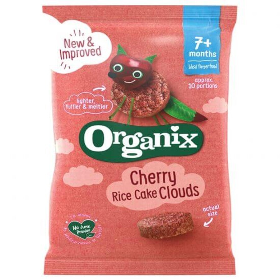 Arroz cereza redondo ecológico, +7 meses, 40 g, Organix