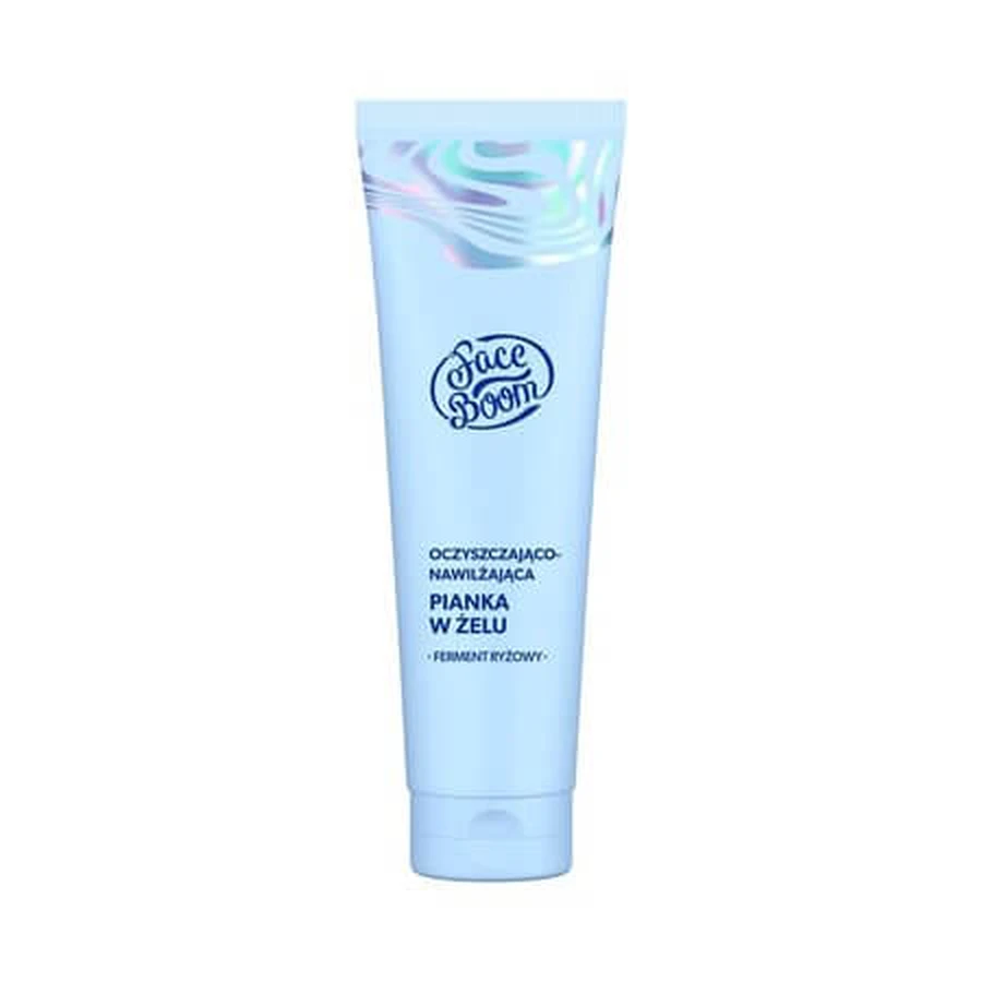 Reinigende en hydraterende gel-schuim, Faceboom Aura, 150 ml, Body Boom