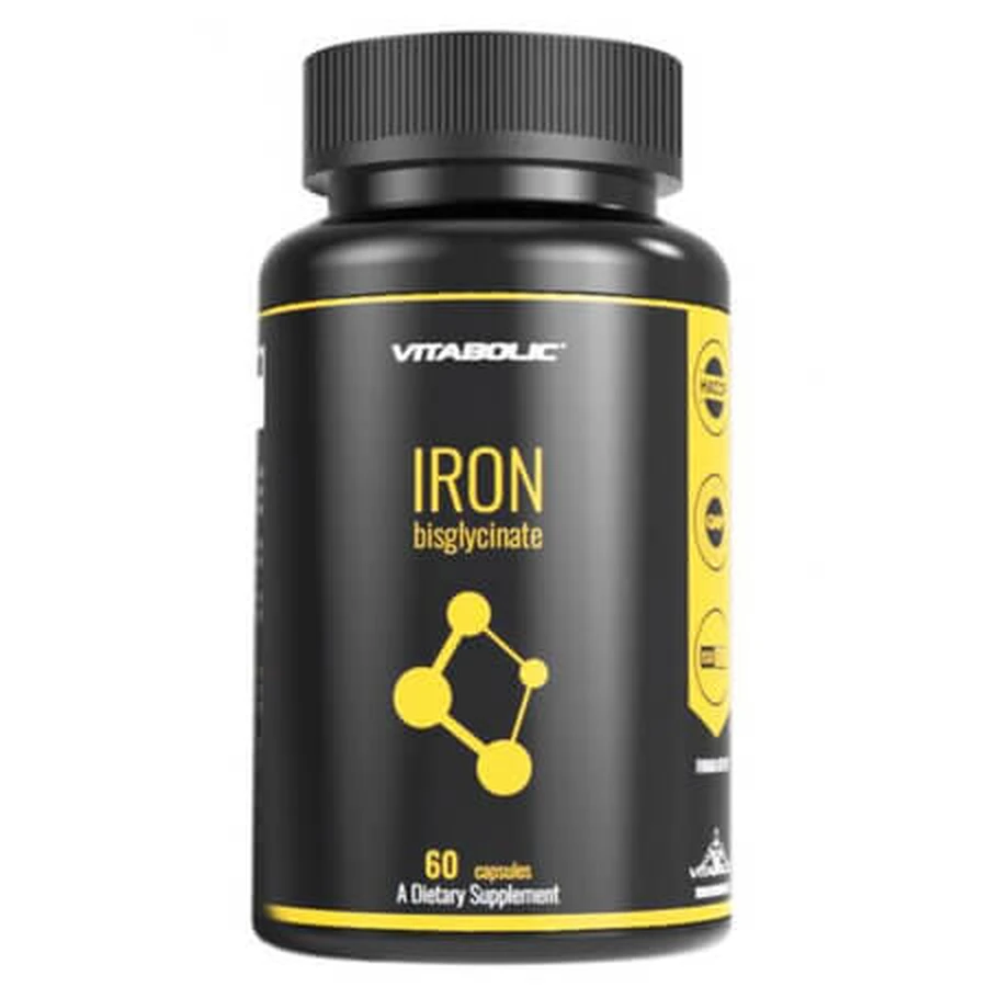 Iron Bisglycinate, 60 capsules, Vitabolic