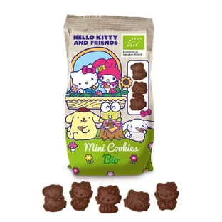 Organic mini biscuits with cocoa, Hello Kitty, 100 g, Tasty and Unique