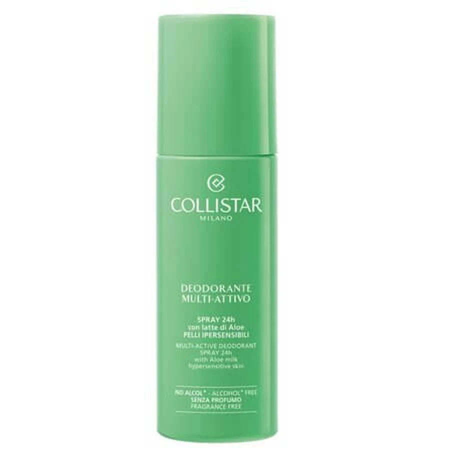 Deodorant spray for hypersensitive skin Multi-Active 24H, 100 ml, Collistar