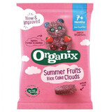 Organic rice rounds with summer fruits, +7 months, 40 g, Organix