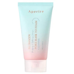 Be Frozen Pore Mask to Foam Cleanser 2 in 1 with niacinamide, 120 g, Aperire