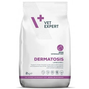 Lamb&Krill Dermatosis alimento dietético para perros adultos, 2 kg, Vetexpert