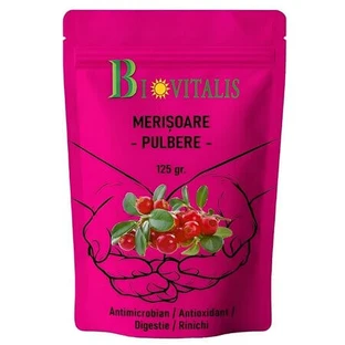 Cranberry powder, 125 g, Biovitalis
