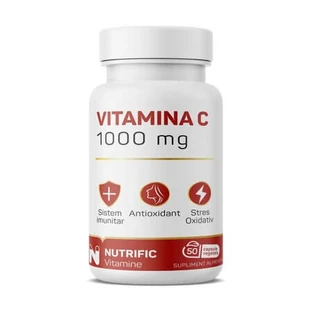 Vitamina C, 1000 mg, 50 cápsulas vegetales, Nutrific