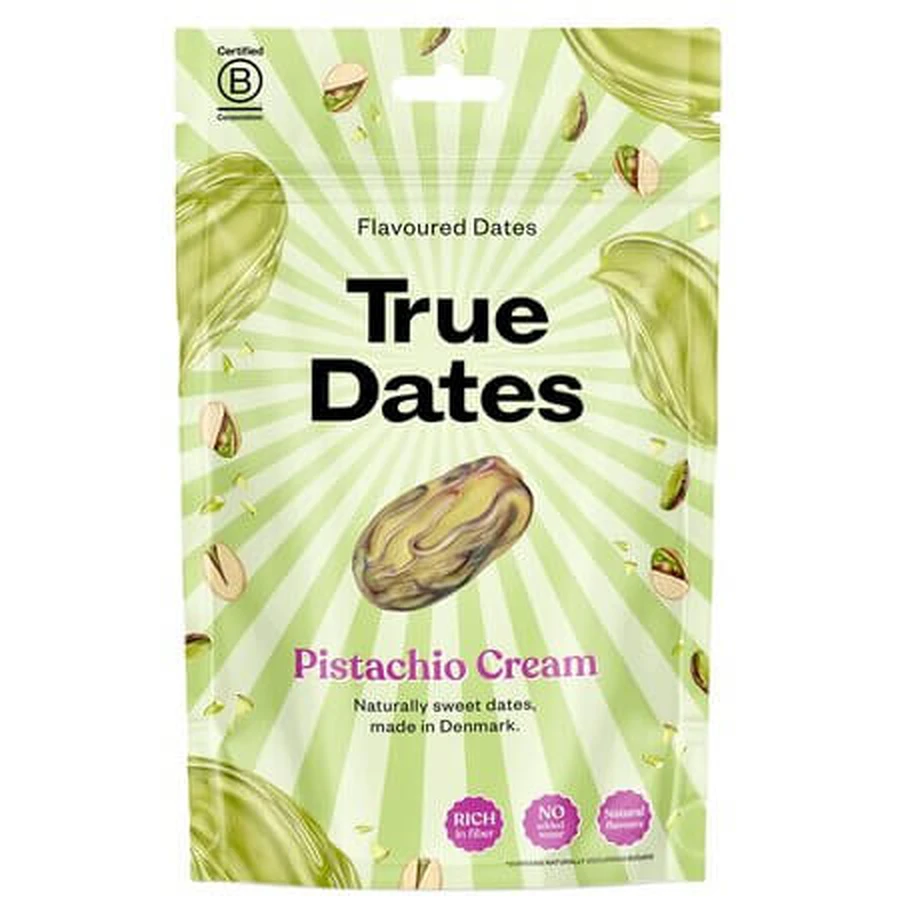 Datteln mit Pistaziencreme, 100 g, Echte Datteln