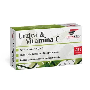 Brennnessel und Vitamin C, 40 Kapseln, FarmaClass
