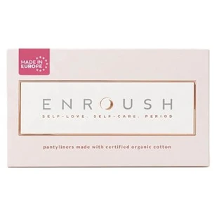 Ultra Thin organic cotton daily pads, 24 pieces, Enroush