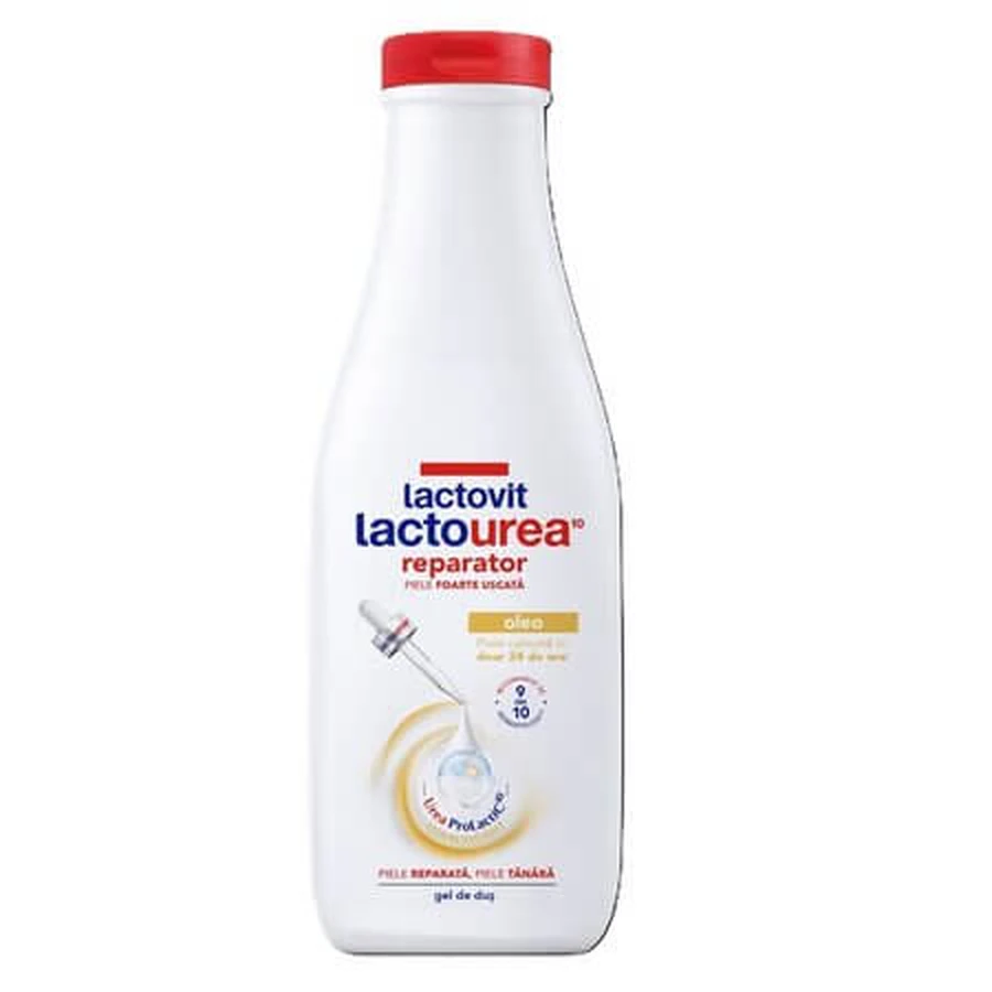 Gel de ducha reparador Oleo Lactourea, 600 ml, Lactovit