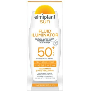 Aufhellendes Gesichtsfluid mit Sonnenschutz SPF 50+, 40 ml, Elmiplant Sun