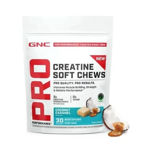 Creatine monohydrate with coconut and caramel flavor, 90 caramels, Gnc
