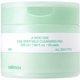 Ji Woo Gae Discos Limpiadores e Hidratantes Textura Dual, 60 piezas, Celimax