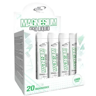 Magnesio líquido con sabor a limón Magnesium Pro Liquid, 20 monodosis, Pro Nutrition