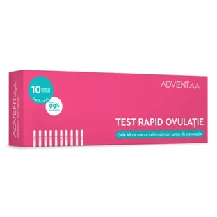 Rapid ovulation test, 10 strips, Advent Life