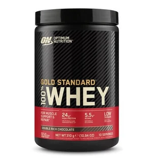 Poudre de protéines de lactosérum au goût de chocolat Whey Gold Standard, 310 g, Optimum Nutrition