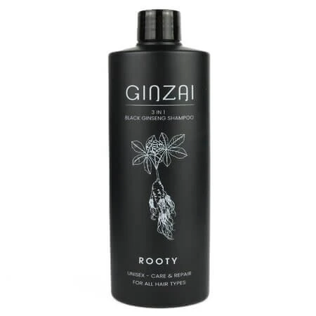 3 in 1 shampoo with Korean black ginseng Rooty, 300 ml, Ginzai