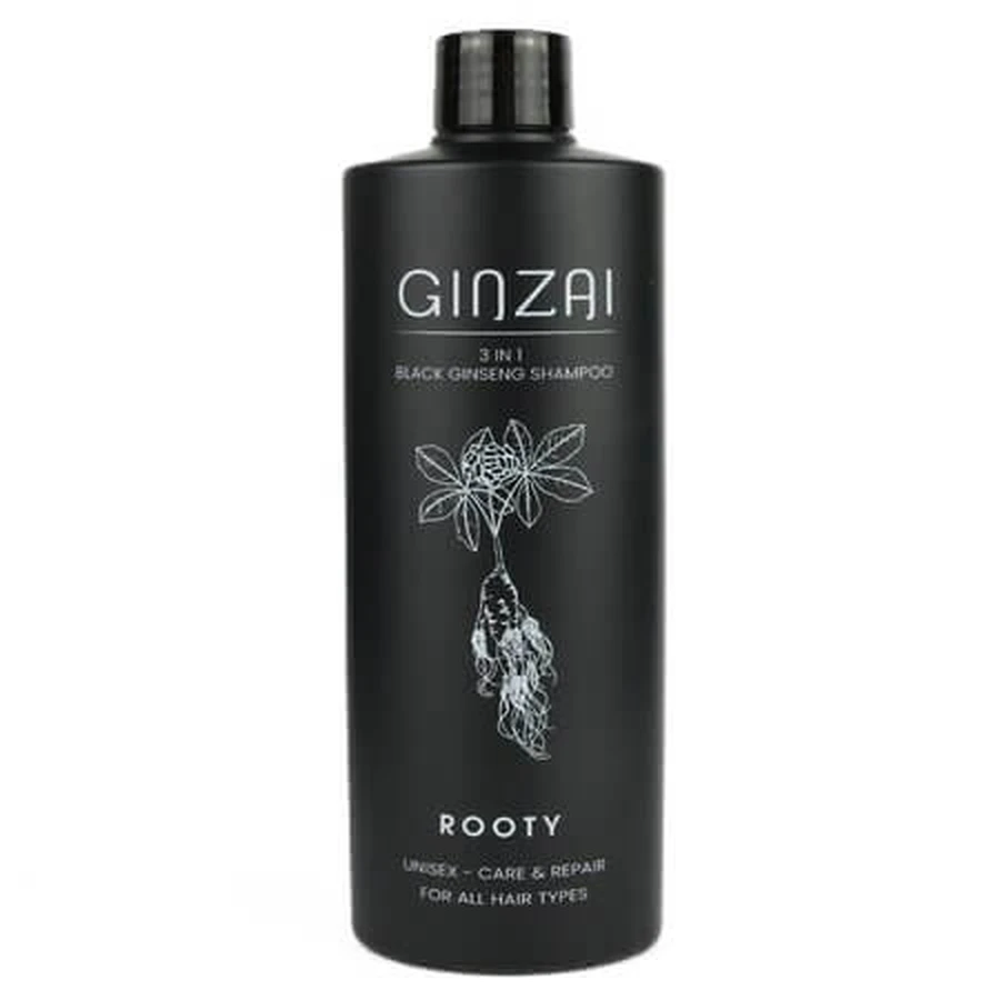 Champú 3 en 1 con ginseng negro coreano Rooty, 300 ml, Ginzai