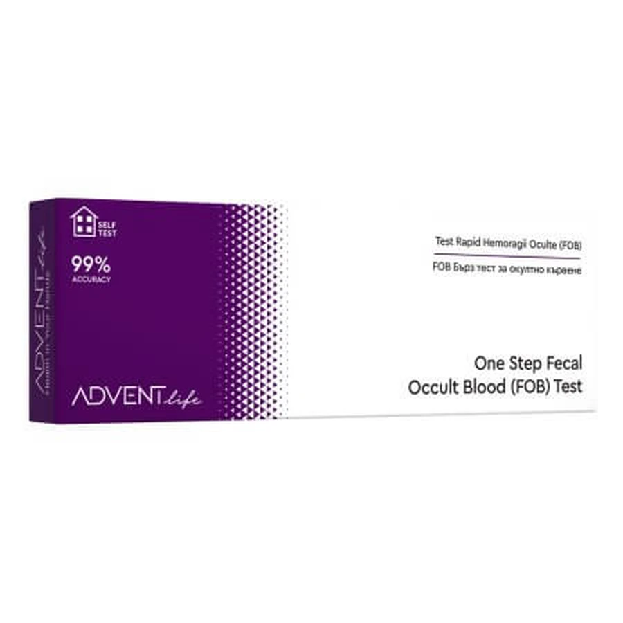 Occult Bleeding Test (FOB), 1 piece, Advent Life