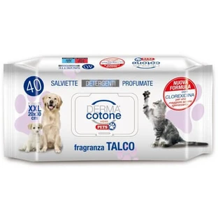Toallitas Húmedas XXL Talco y Clorhexidina, 40 unidades, Dermacotone