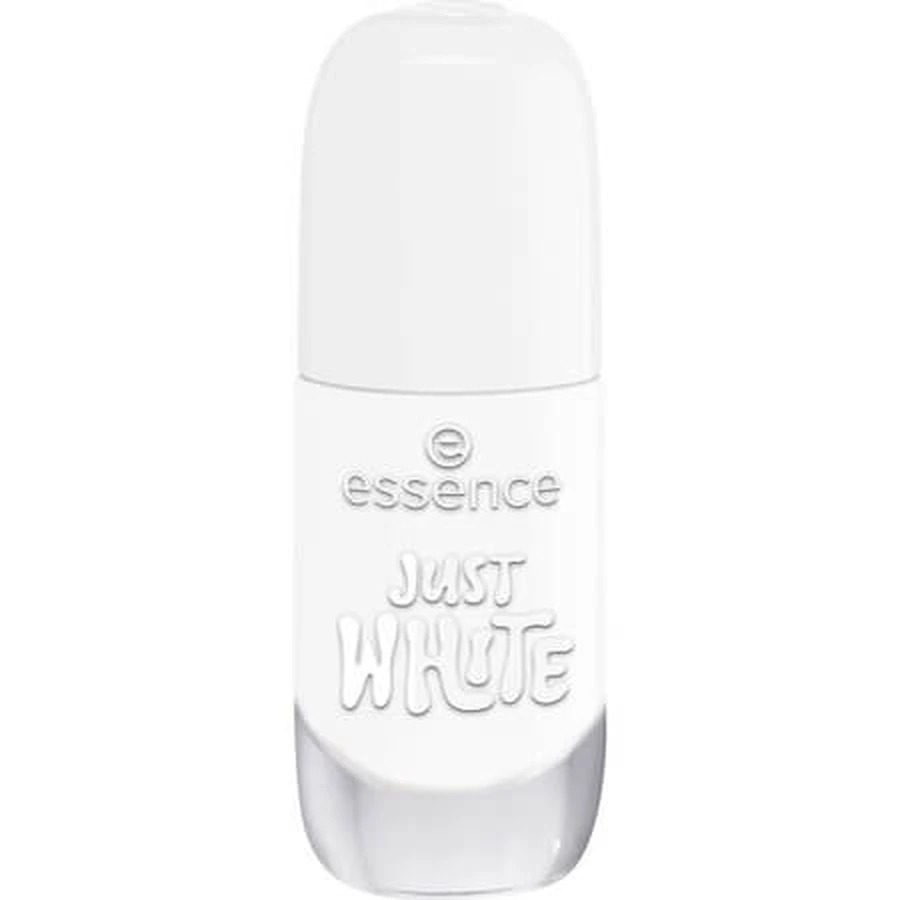 Nagellack 33 Just White, Gel-Nagellack, 8 ml, Essence