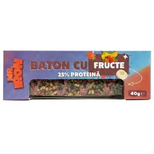 Knuspriger Frucht-Knusper-Riegel, 40 g, Mister Iron