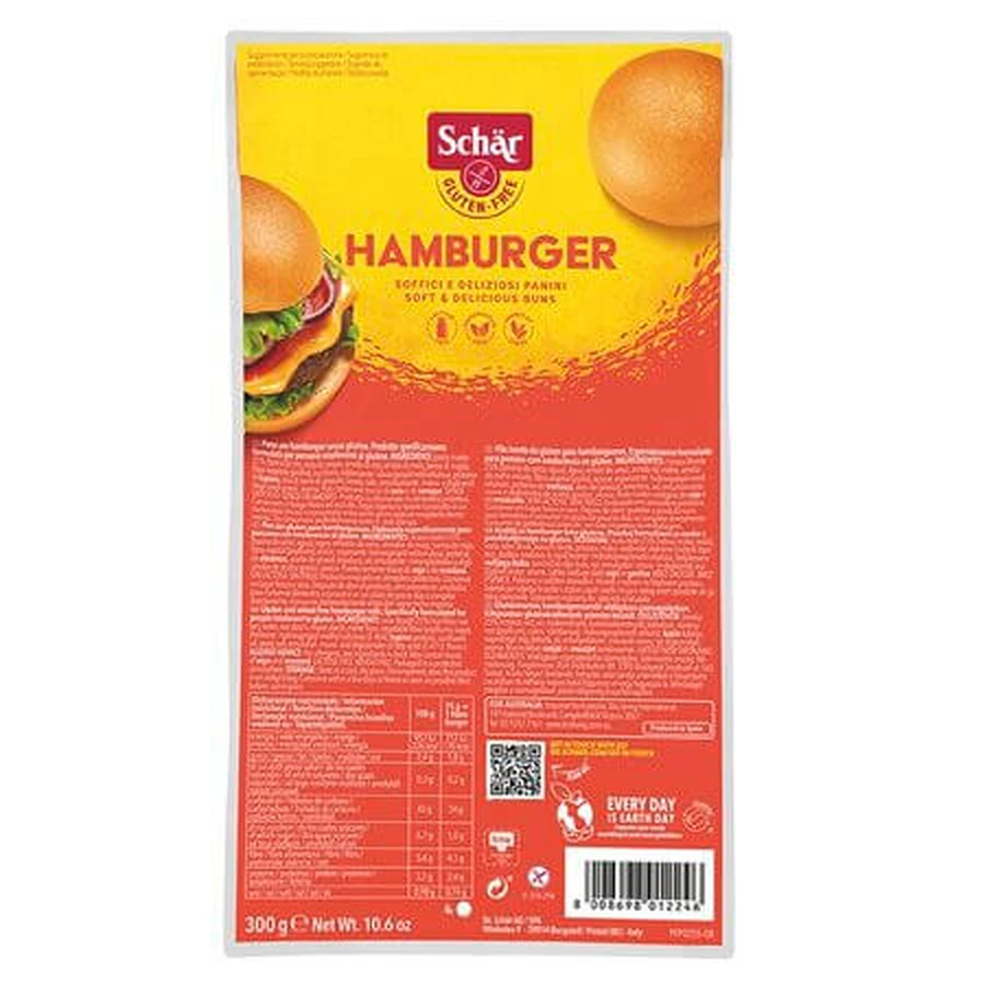 Pains à hamburger, 300 g, Schar