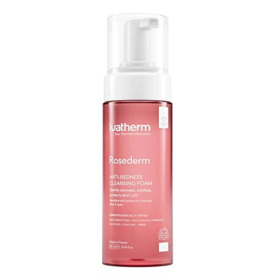 Rosederm Rosederm Espuma Limpiadora Antirozaduras, 160 ml, Ivatherm