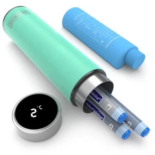 Termo portátil de insulina Odyssey Smart Seawater Cyan, 1 pieza, Disoncare