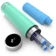 Odyssey Smart Zeewater Cyaan Odyssey Smart Zeewater Cyaan Draagbare Thermosfles voor Insuline, 1 stuk, Disoncare