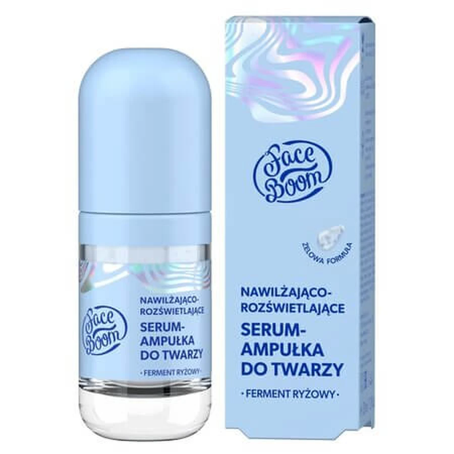 Faceboom Aura Serum Facial Hidratante e Iluminador, 30 ml, Body Boom