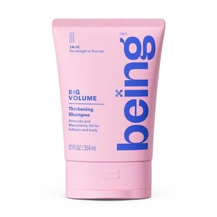 Shampoo für voluminöses Haar mit Macadamia- und Avocadoöl, 354 ml, Being
