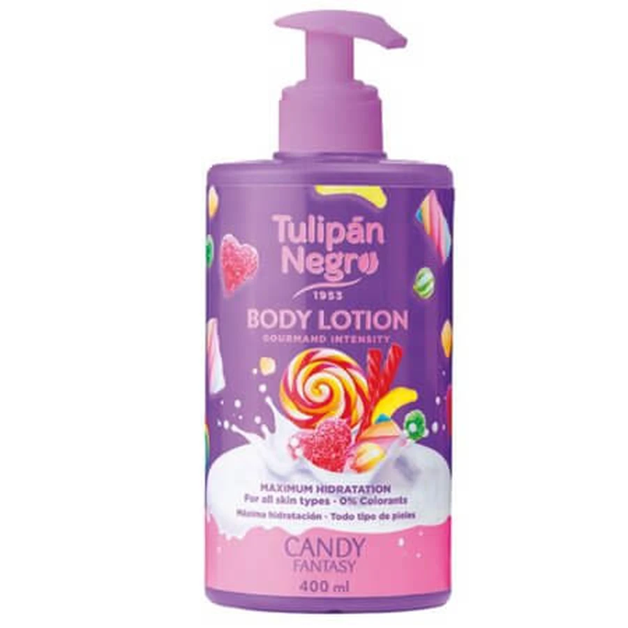 Loción corporal Candy Fantasy, 400 ml, Tulipán negro