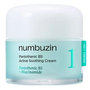 Soothing and moisturizing cream for acne-prone skin No.1 Pantothenic B5, 80 ml, Numbuzin