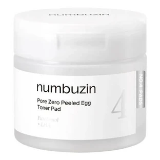 Exfoliating toning disks for pore reduction No.4, 70 pieces, Numbuzin