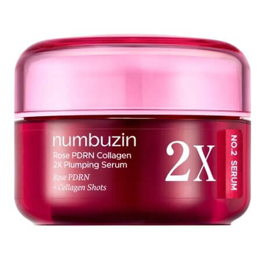Serum met PDRN en collageen voor intense hydratatie en volume No.2 2X, 30 ml, Numbuzin