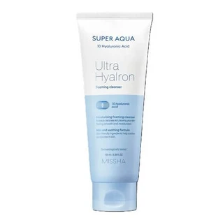 Super vochtinbrengend reinigingsschuim Super Aqua, 100 ml, Missha