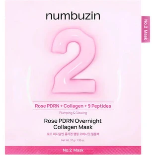 Regenererend nachtmasker met PDRN en collageen No.2, 37 g, Numbuzin