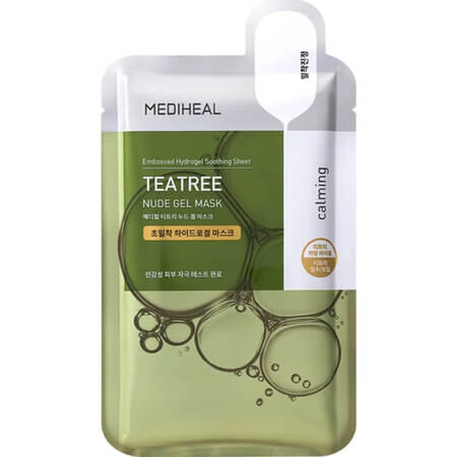 Teatree Nude verzachtend hydrogelgelmasker, 30 g, Mediheal