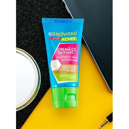Gerovital Stop Acne matterende CC Crème, 30 ml, Farmec