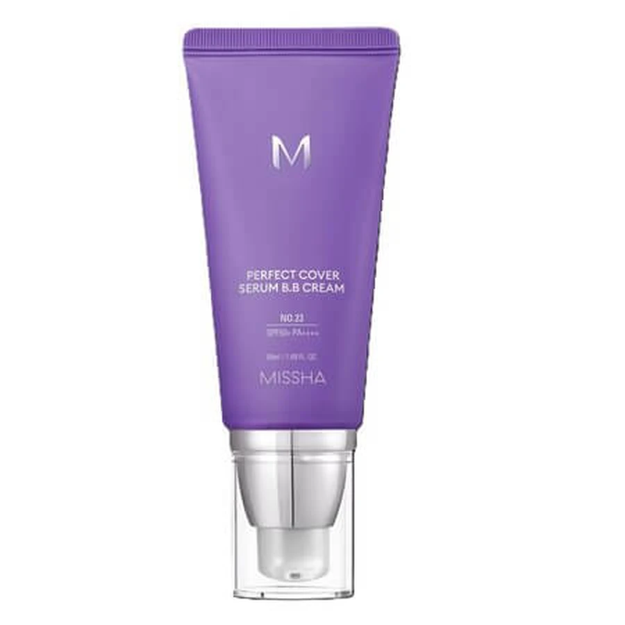 Serum BB Cream met SPF50+ tint 23 Natural Beige M Perfect Cover, 50 ml, Missha
