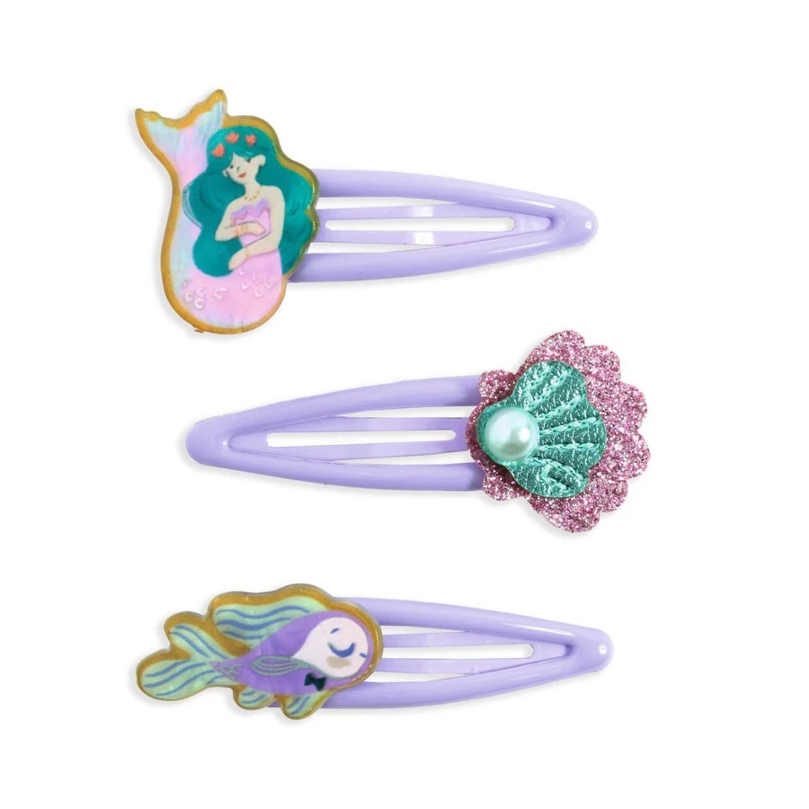 Plume Collectie - 3 Lorelei haarclips, Djeco