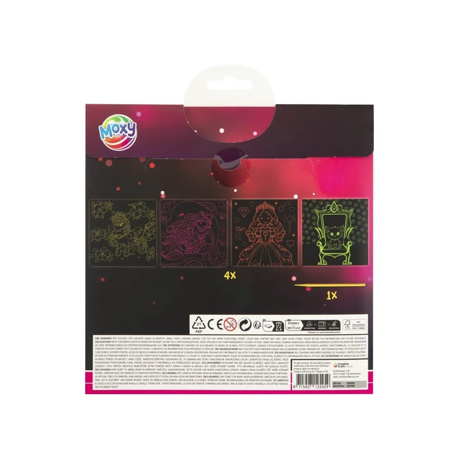 Creatieve glow in the dark scheerset voor meisjes