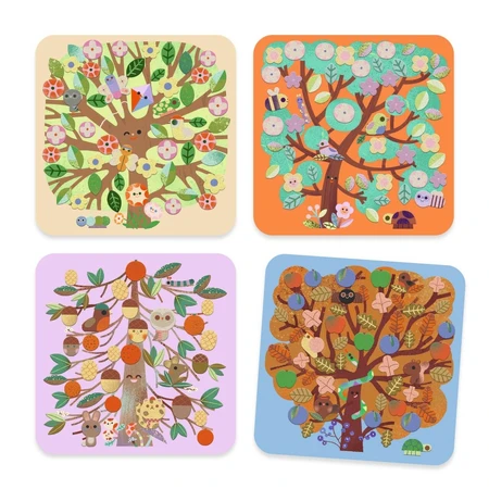 Juego creativo Collage con pegatinas de fieltro, Djeco