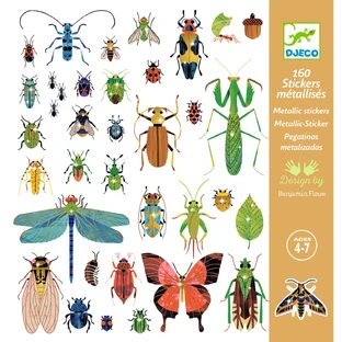 Pegatinas metálicas Microcosmos, Djeco
