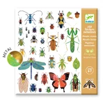 Pegatinas metálicas Microcosmos, Djeco